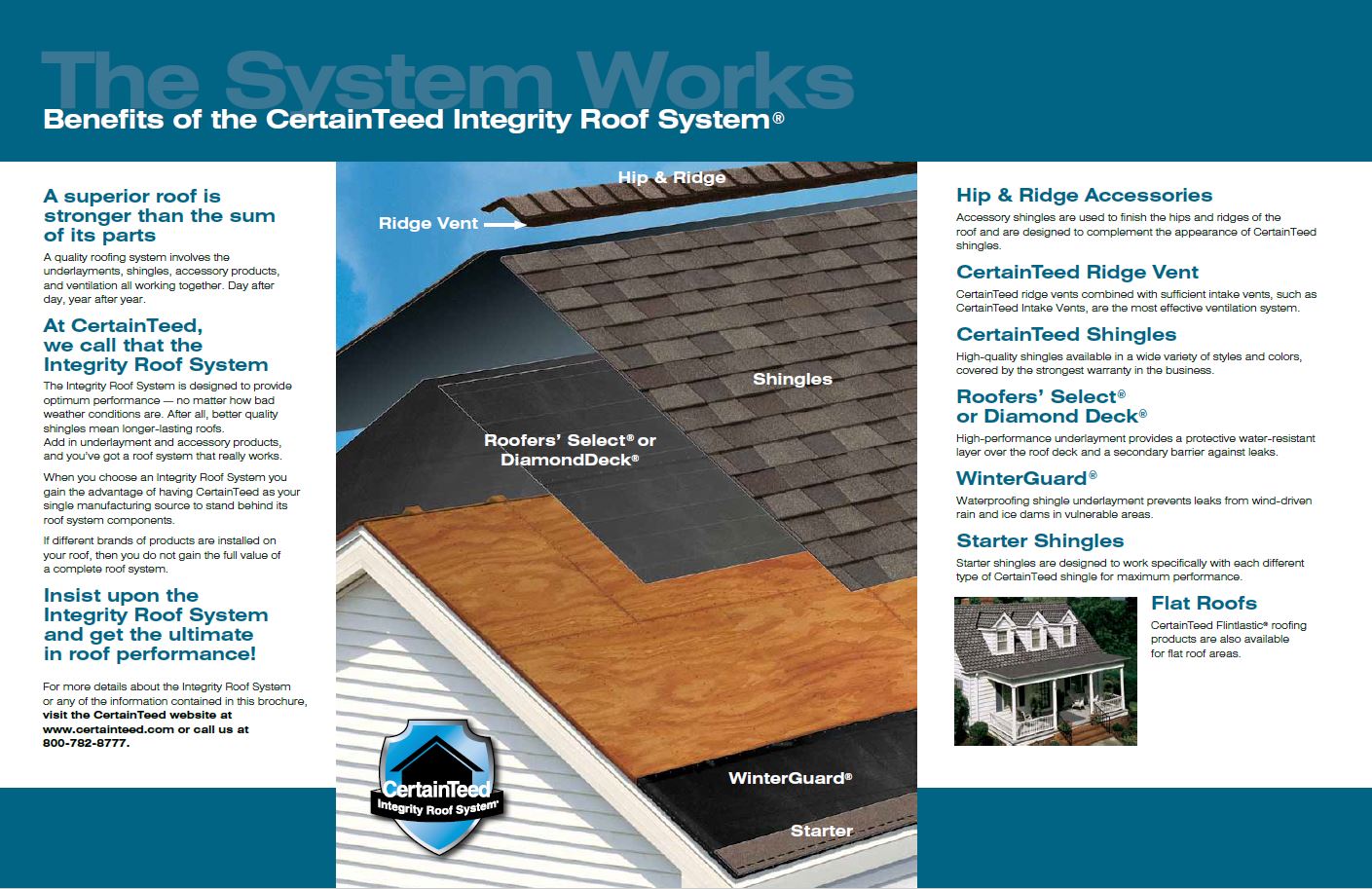 CertainTeed roof system brochure
